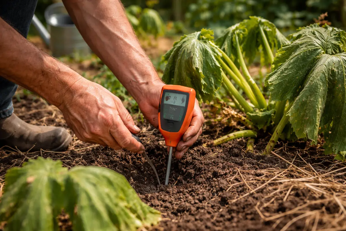 what to do when zucchini plants test soil moisture for zucchini drought
