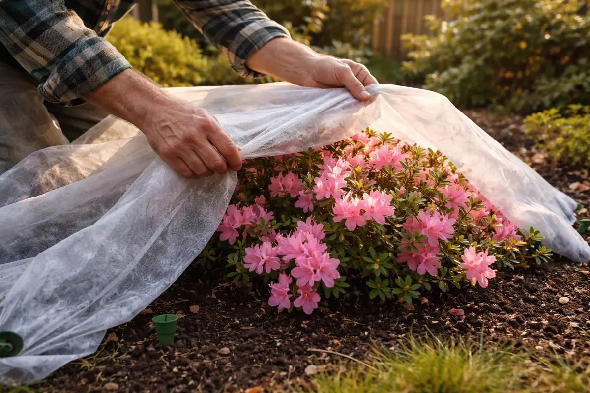 why are my azalea flowers dropping shield azaleas from future frost incidents