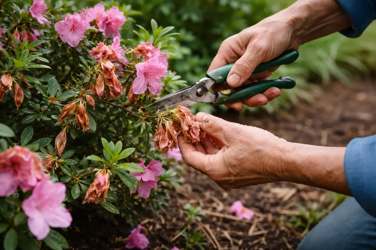 why are my azaleas wilting during excessive trim wilting azalea blooms immediately