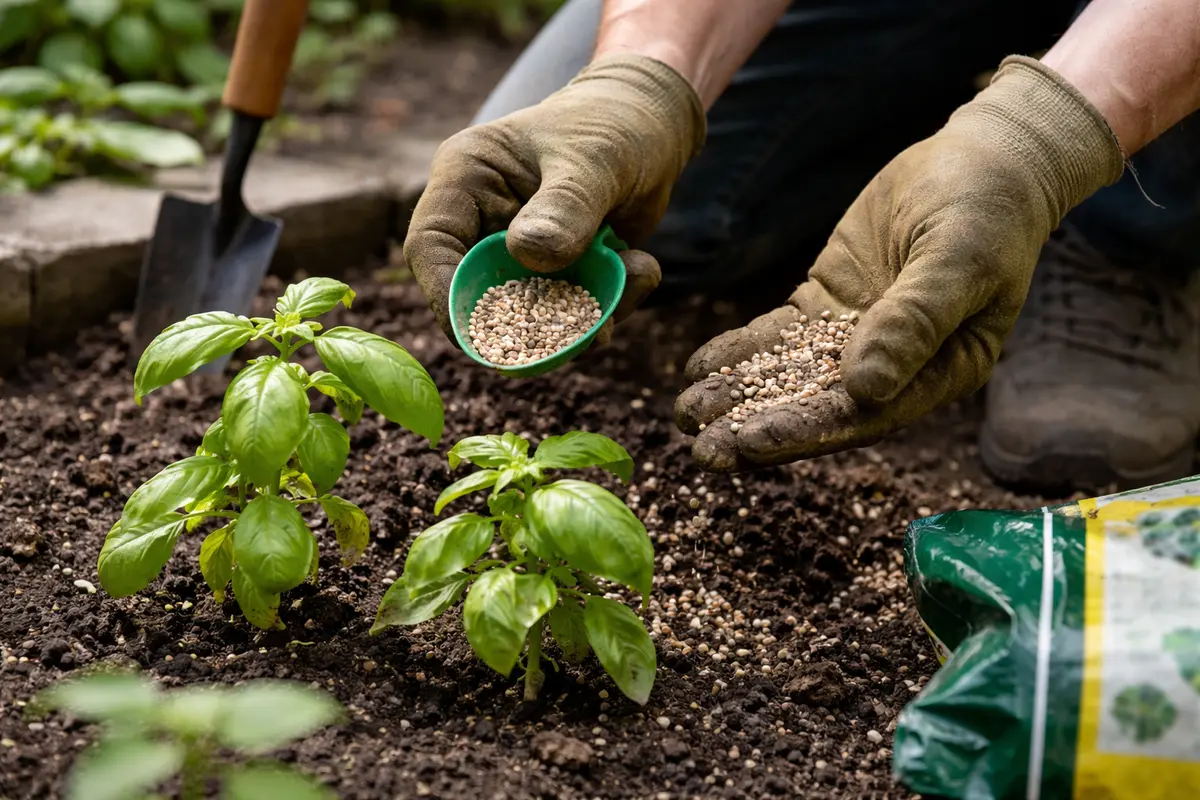 why are my basil plants stunted after revive basil with appropriate fertilizer