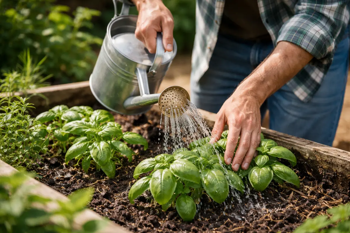 why are my basil plants water basil wisely to avoid future issues