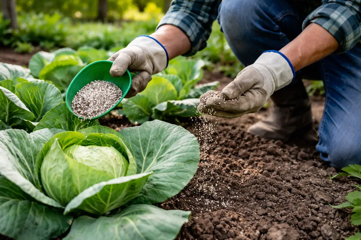 why are my cabbage leaves turning yellow apply balanced fertilizer to cabbage