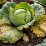 why are my cabbage leaves with visible browning or spots on leaves