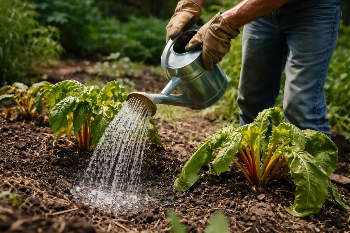 why are my chard leaves wilting water chard deeply to revive leaves