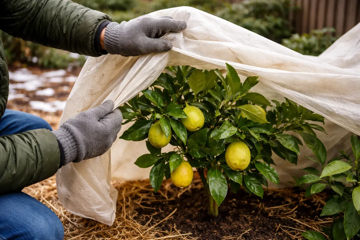 why are my citrus leaves turning shield citrus from winter chill exposure