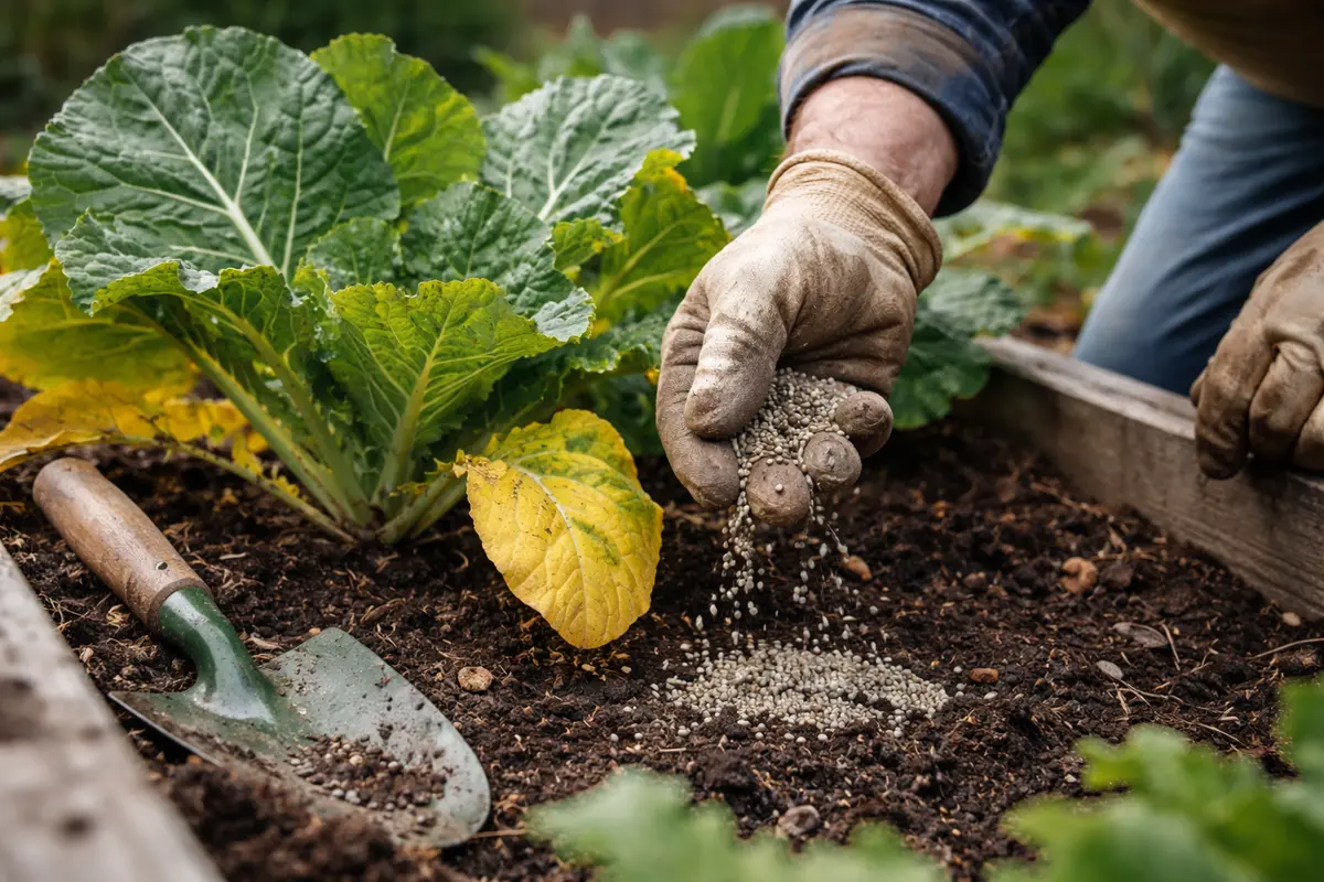 why are my collard greens turning fertilize collard greens for nutrient recovery