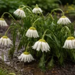 why are my daisies drooping after wilting visibly in real garden soil