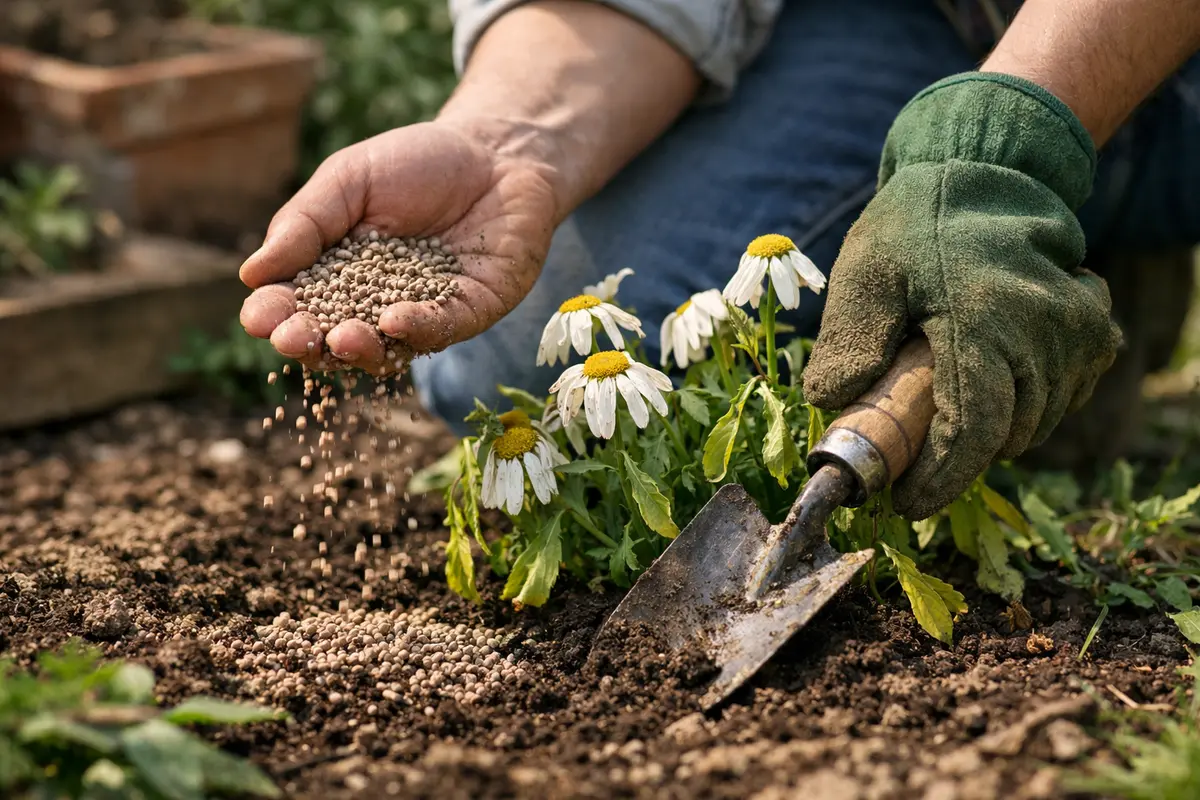 why are my daisies wilting after apply organic fertilizer to revive daisies