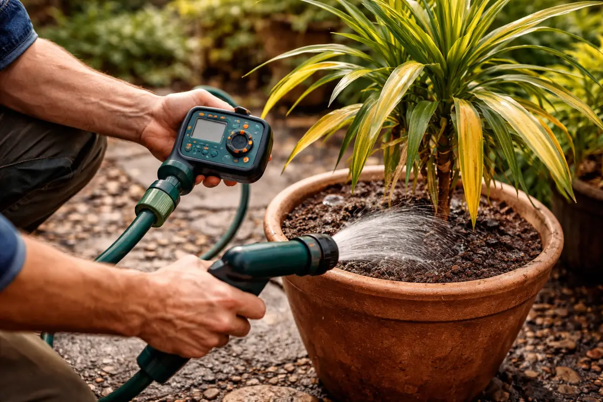 why are my dracaena leaves turning adjust watering schedule for dracaena recovery