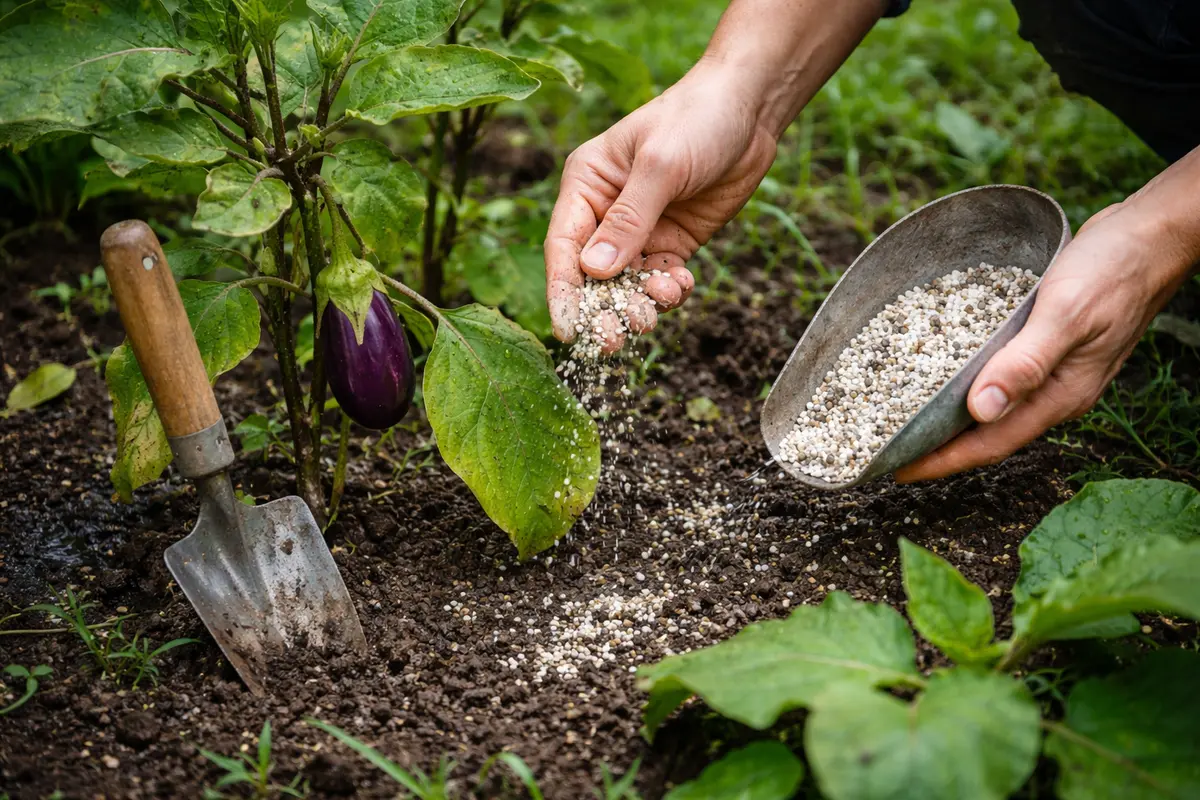 why are my eggplants stunted fertilize eggplants to aid recovery from saturation