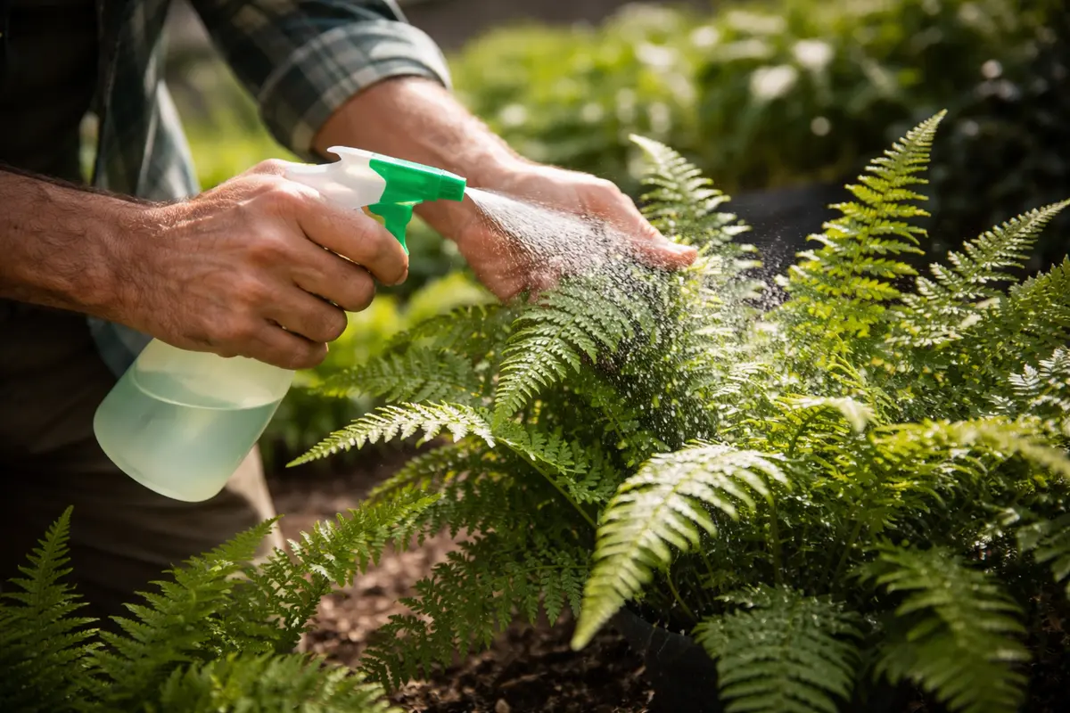 why are my ferns wilting after mist fern leaves for rapid recovery