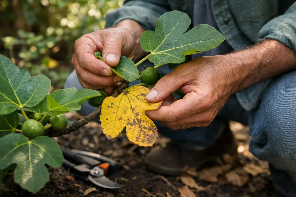 why are my fig leaves inspect fig leaves for signs of stress