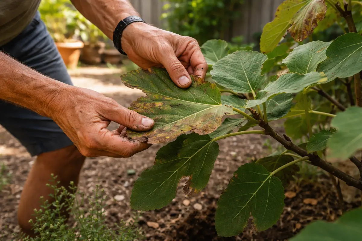 why are my fig check fig leaves for signs of recovery weekly