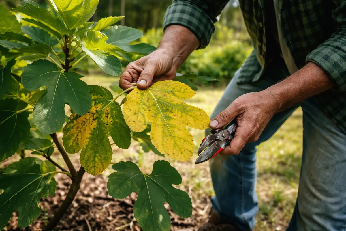 why are my fig tree leaves inspect fig tree for nutrient deficiencies