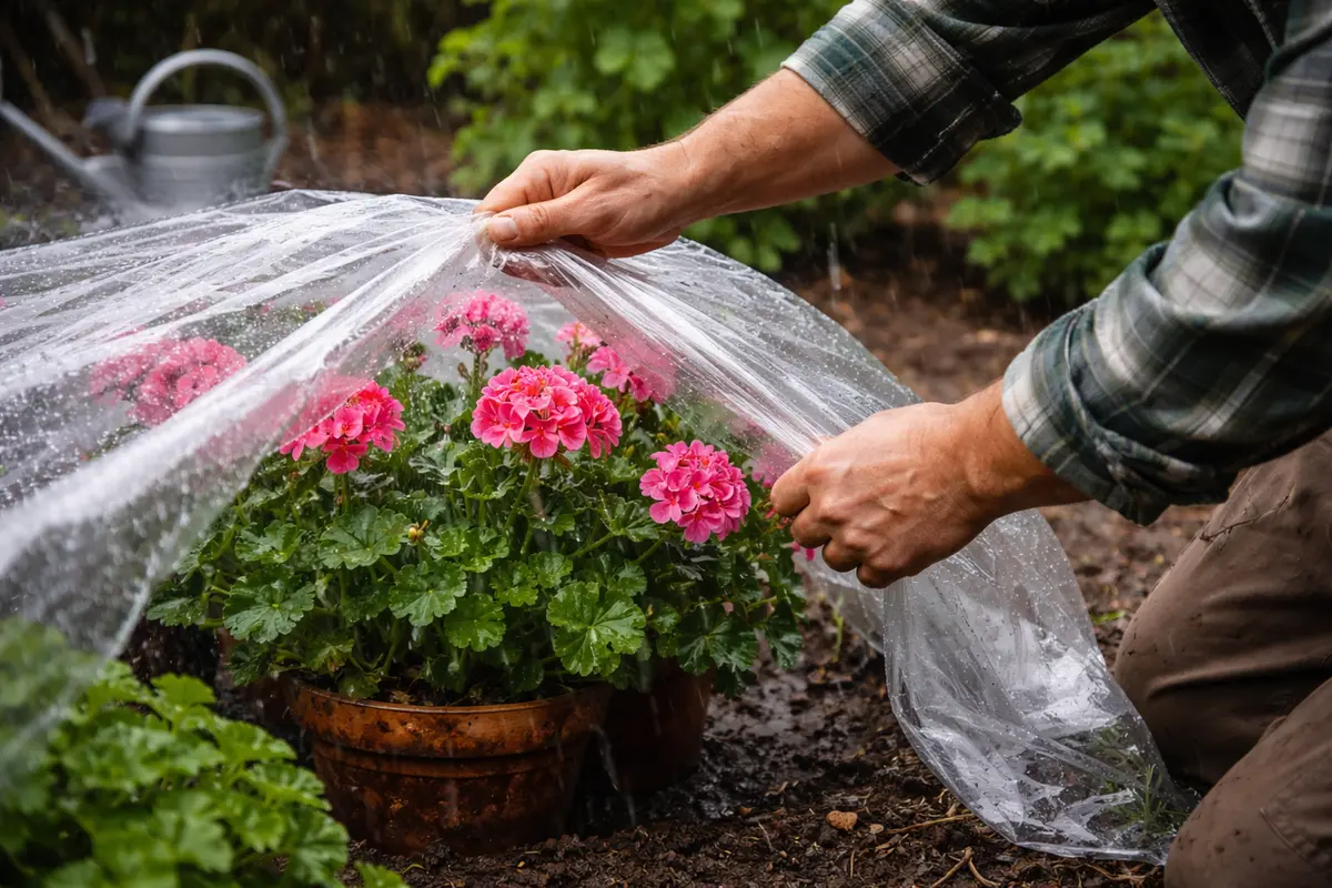 why are my geraniums not flowering shield geraniums from extreme weather conditions