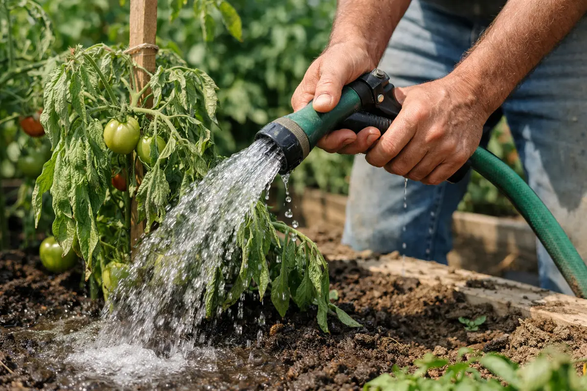 why are my heirloom tomato plants drooping water heirloom tomato plants immediately