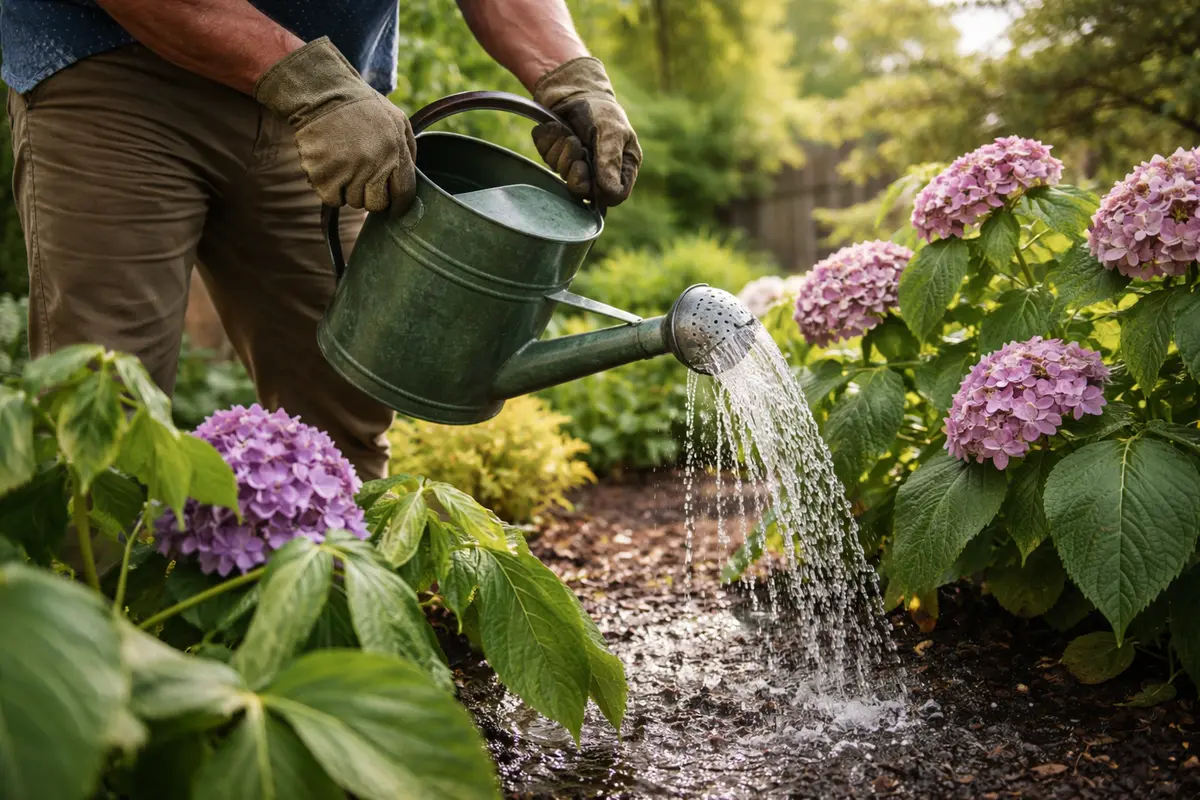why are my hydrangeas drooping during water hydrangeas deeply to revive wilting