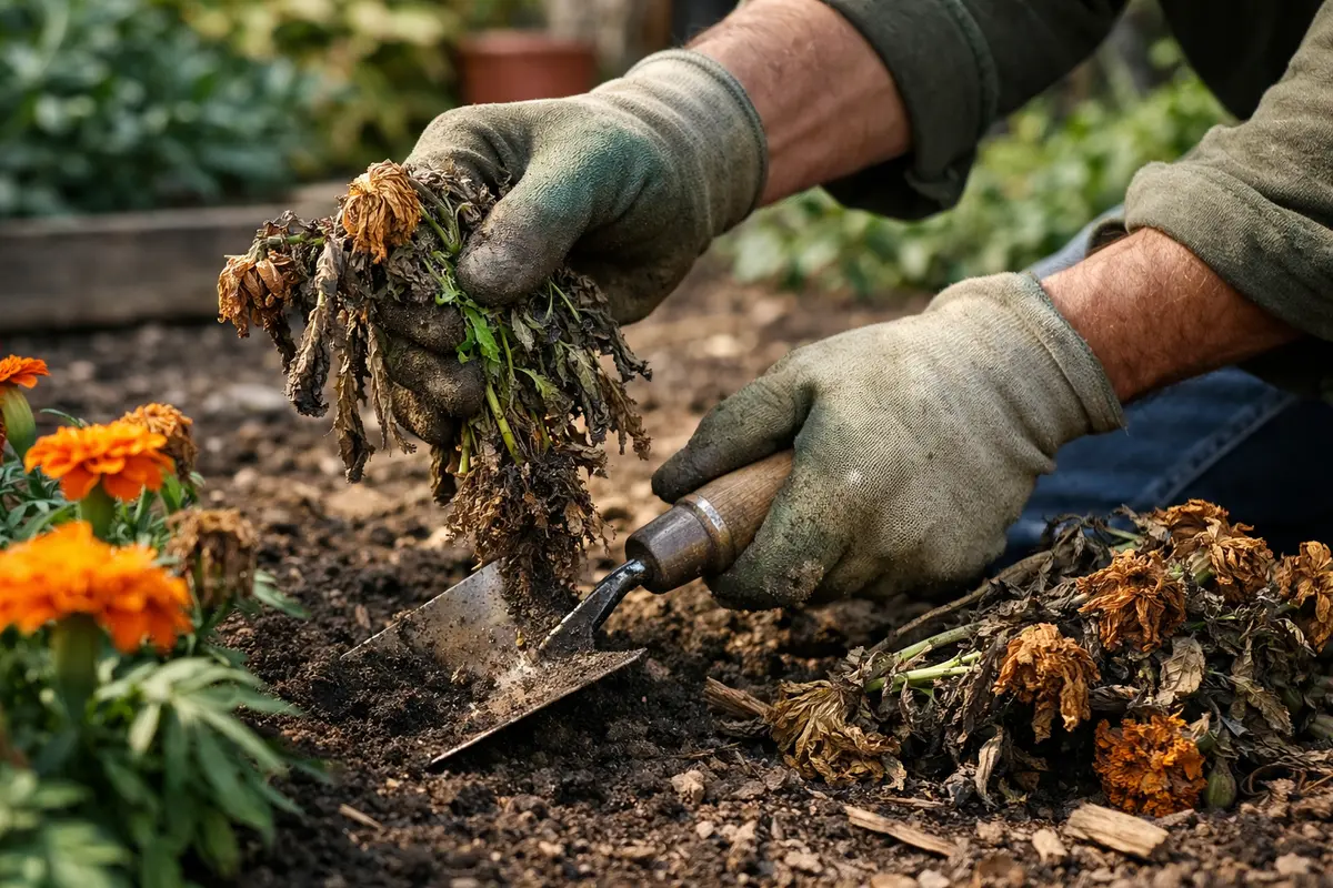 why are my marigolds wilting after remove wilting marigolds from frost damage