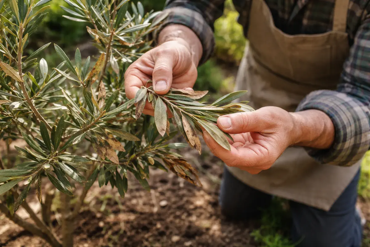 why are my olive tree leaves inspect olive tree leaves for damage