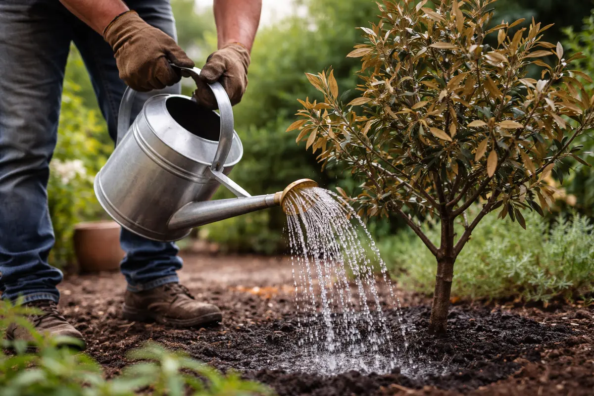 why are my olive tree leaves water olive tree to aid recovery