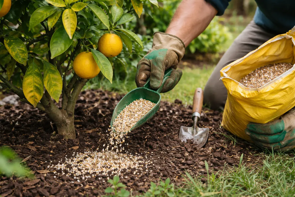 why are my orange tree leaves feed with citrus fertilizer for recovery