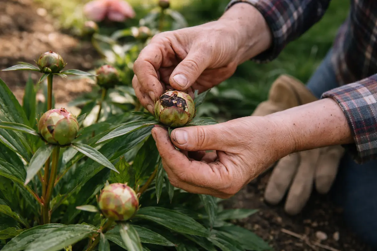 why are my peonies not flowering inspect peony buds for frost damage