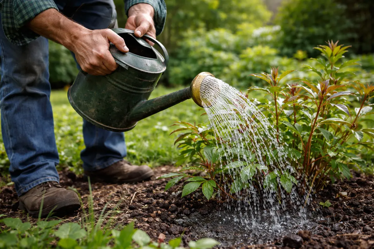 why are my peonies not flowering water thoroughly to stimulate peony recovery