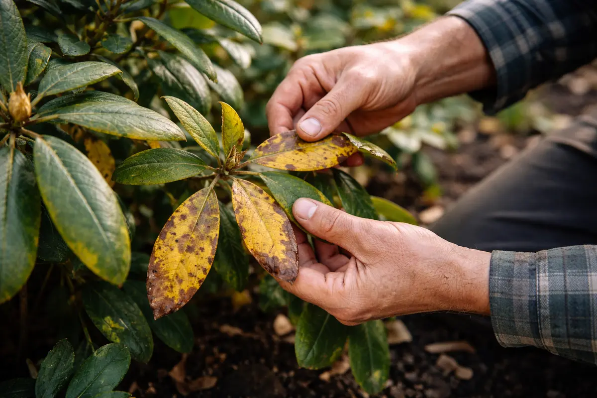 why are my rhododendron leaves turning inspect rhododendron leaves for frost damage
