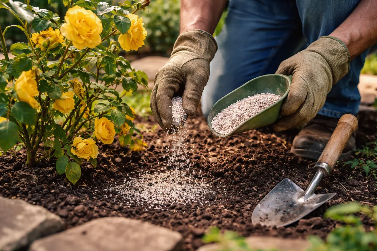 why are my rose bushes turning apply fertilizer to revive rose color