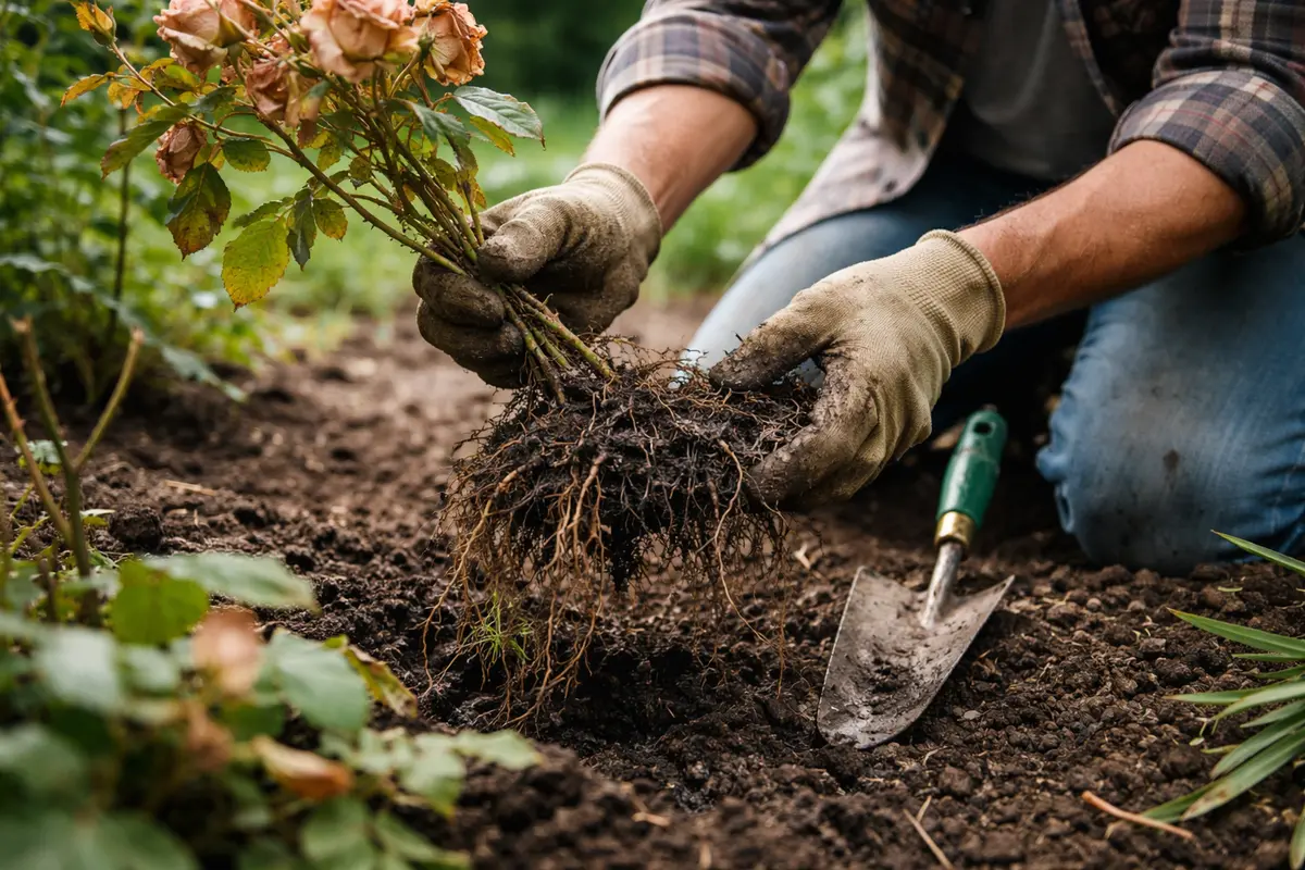 why are my rose bushes wilting inspect roses for root rot quickly