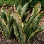 why are my snake plants with visible browning or spots on leaves