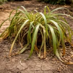 why are my spider plants wilting wilting visibly in real garden soil