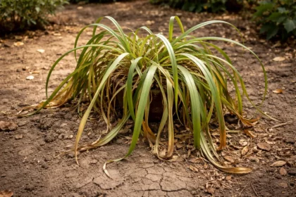 why are my spider plants wilting wilting visibly in real garden soil