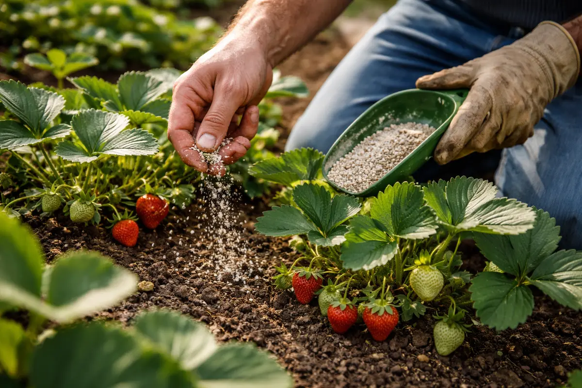 why are my strawberries not setting fertilize strawberries to encourage fruit development