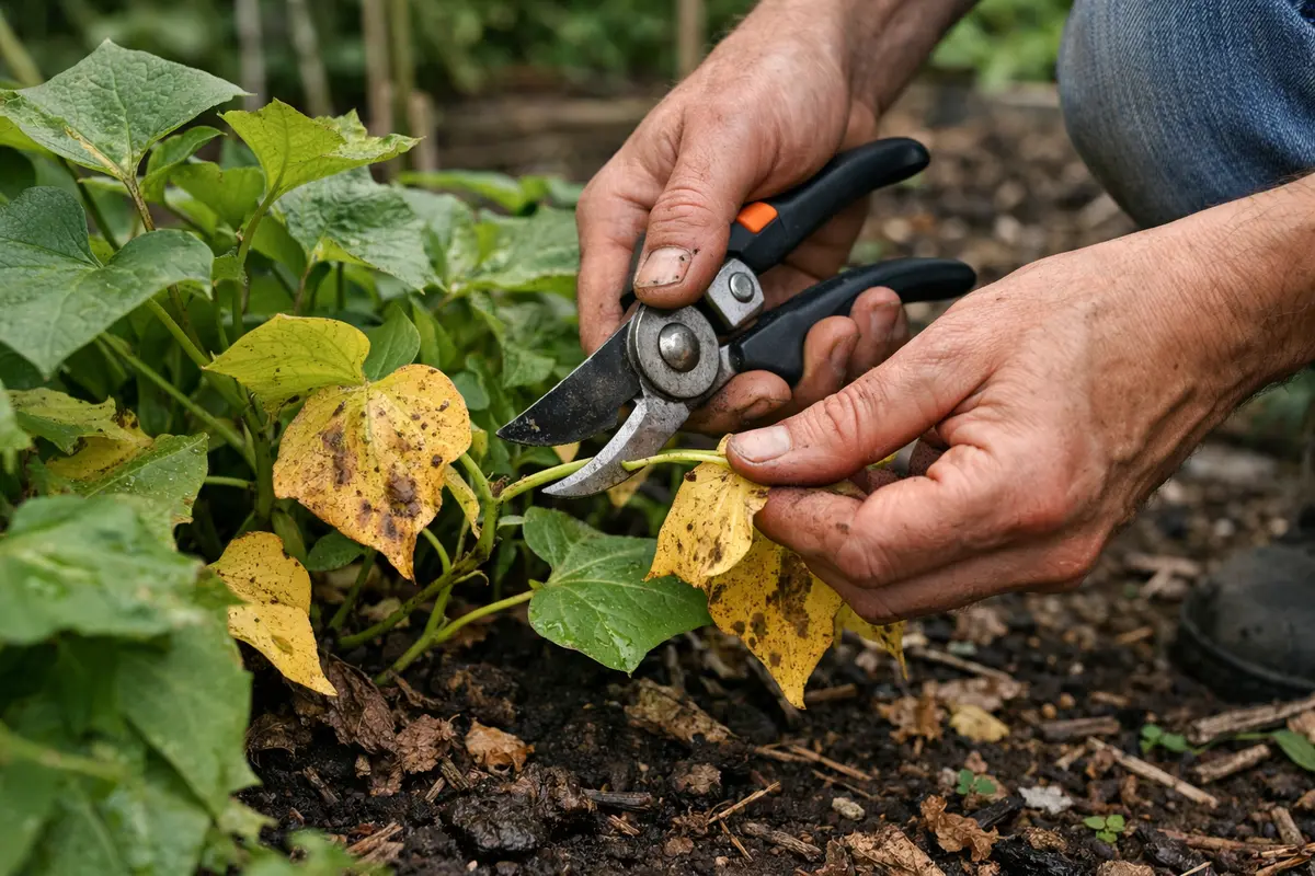 why are my sweet potato leaves prune yellowing sweet potato leaves immediately