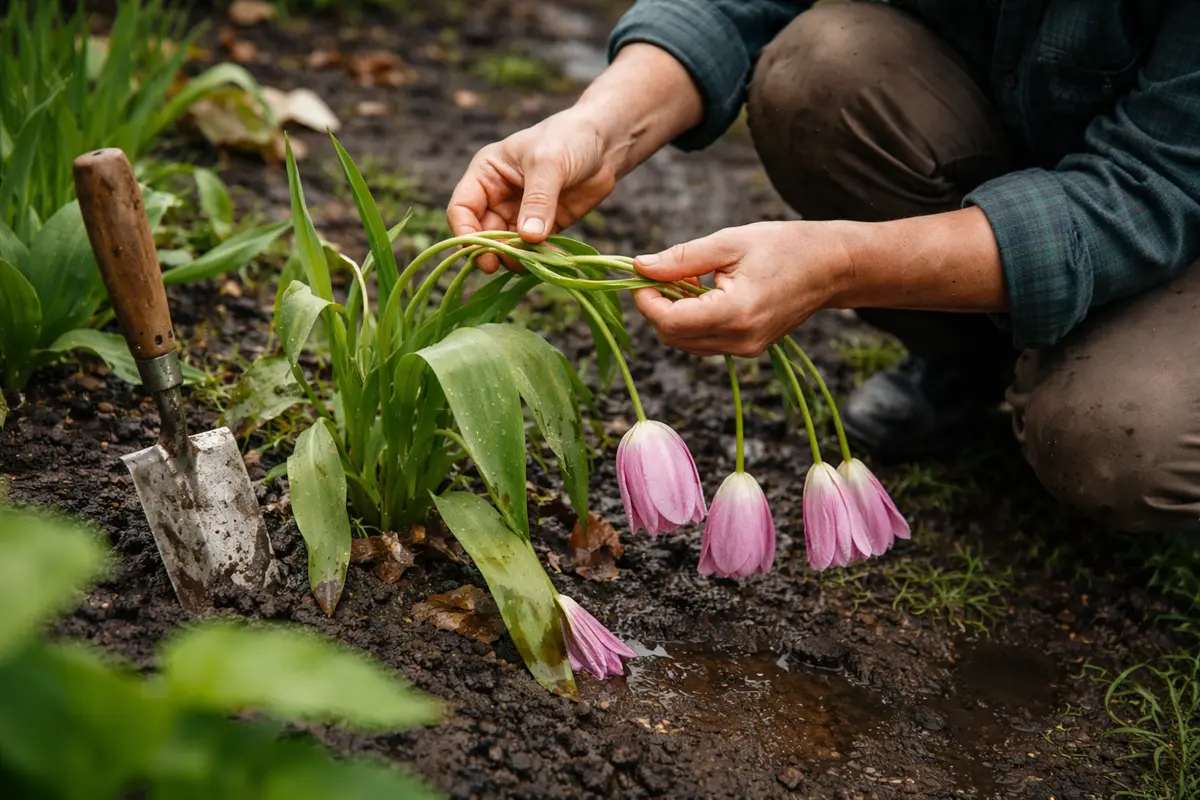 why are my tulips wilting after heavy assess wilting tulip condition immediately