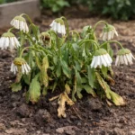 why are my white daisies wilting wilting visibly in real garden soil