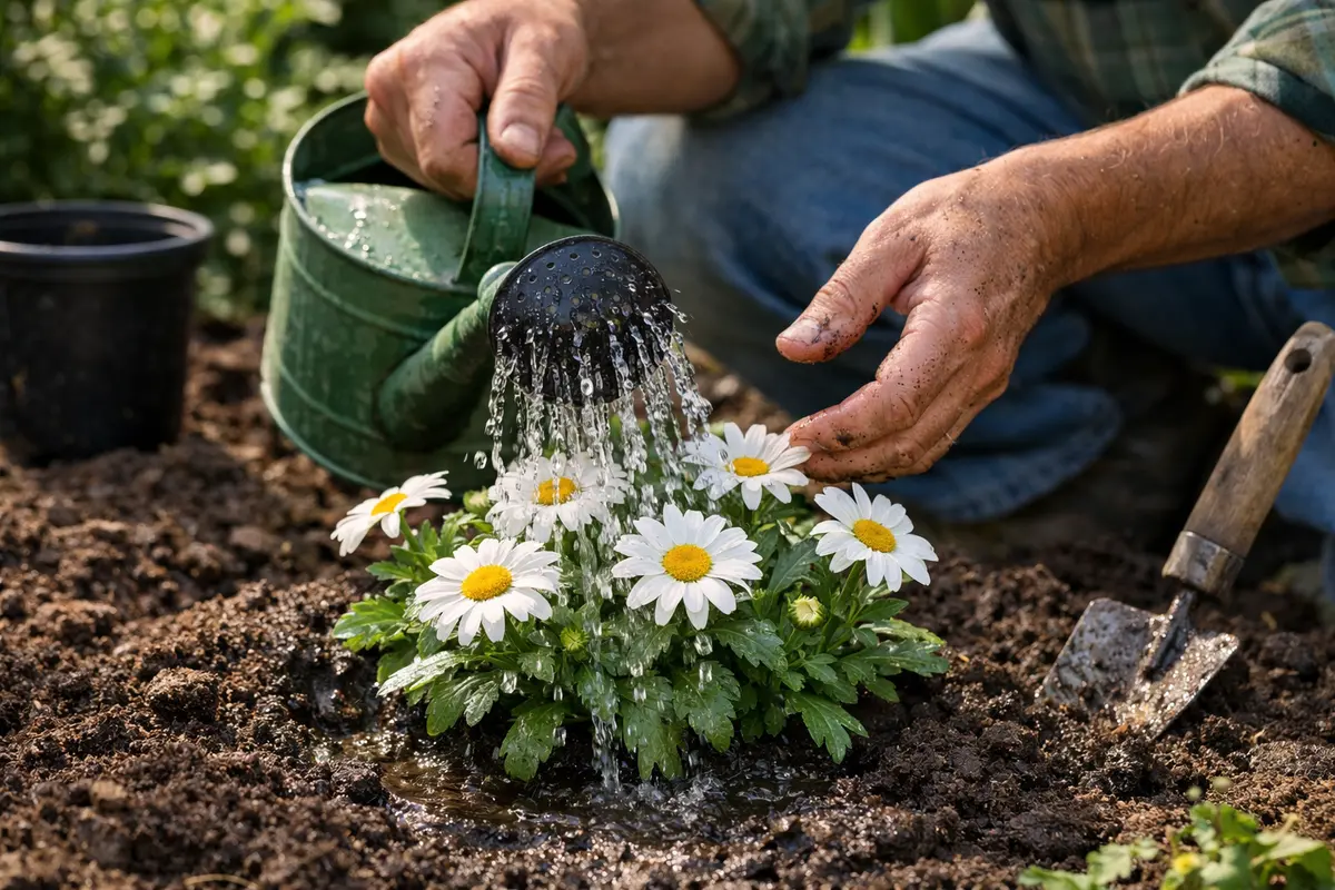 why are my white daisies wilting water white daisies immediately after transplanting
