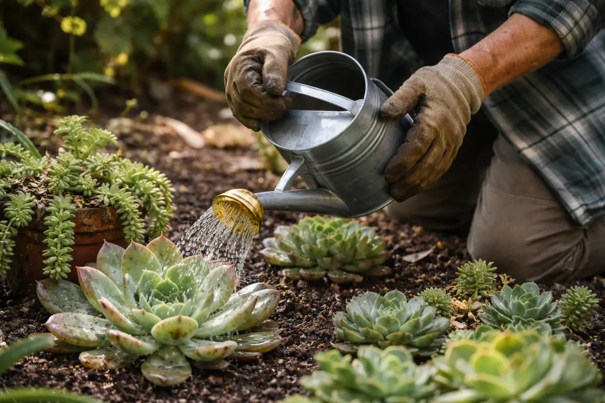 why do my succulents droop after a water succulents sparingly after rainstorms