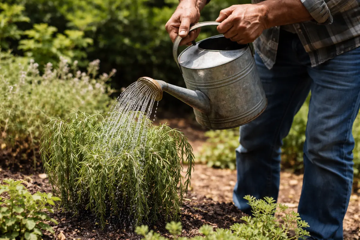 why does my rosemary droop in hot weather water drooping rosemary immediately