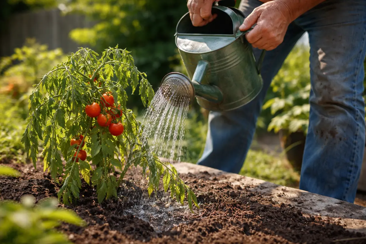why is my cherry tomato plant water your cherry tomato plant immediately