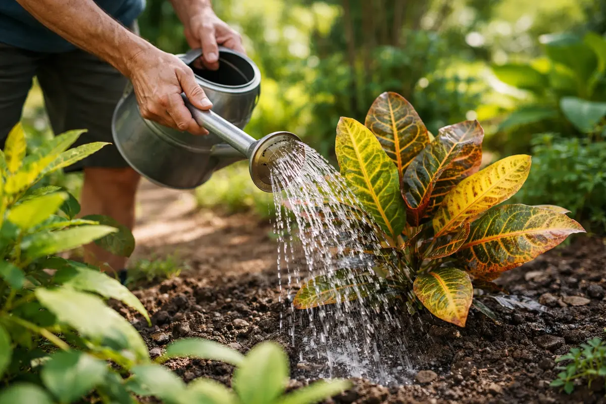 why is my croton turning brown water croton deeply for thirst recovery
