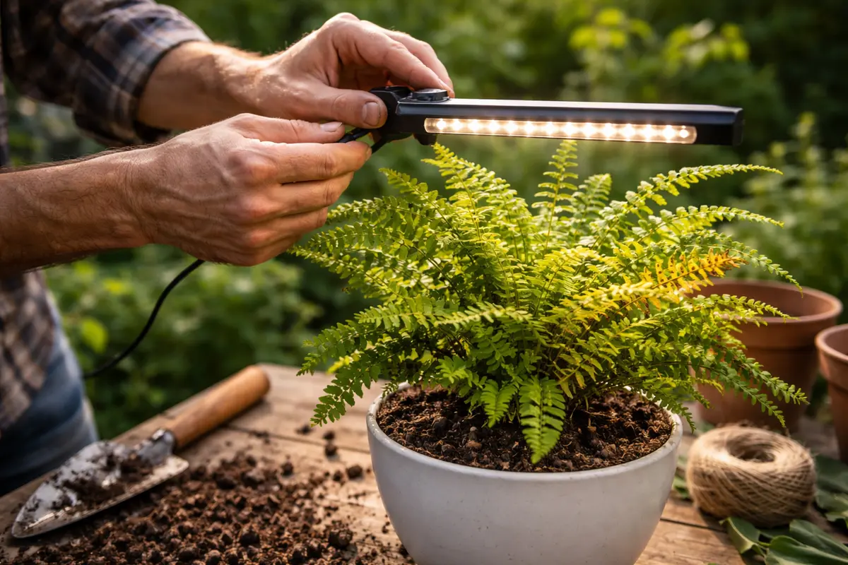 why is my indoor fern turning adjust indoor light for healthy ferns
