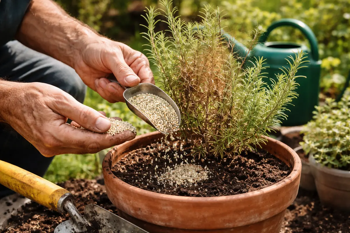why is my rosemary plant turning brown revive rosemary with balanced fertilizer